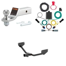 CURT Trailer Hitch Tow Cargo Package, Wiring, 45293 Ball Mount Package - 13585