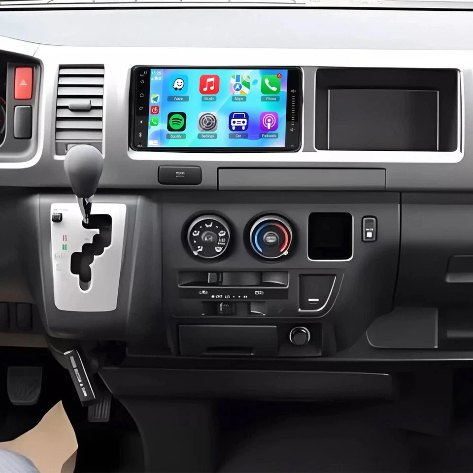 适用于丰田 Hiace 2004 - 2019 CarPlay Android 汽车收音机 立体声 GPS 导航 Wifi — 第 3/4 张图片