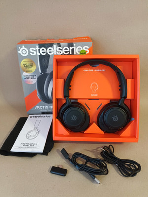 SteelSeries Arctis Nova 7 Wireless Gaming-Headset - Schwarz (61553)