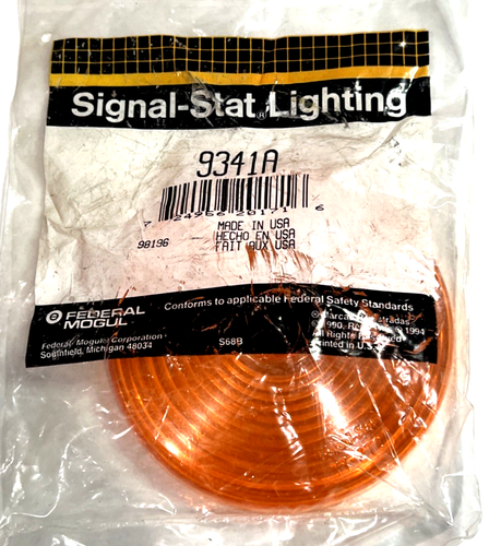 NOS Signal-Stat 9341A Amber Replacement Lens | eBay