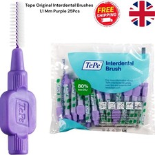 TePe Original Interdental Brushes - Purple 1.1mm Gentle Cleaning Pack of 25