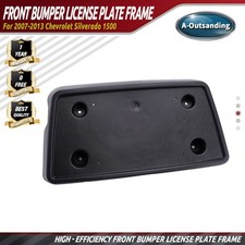 Front License Plate Tag Bracket Holder For 2007-2013 Silverado 1500 2500 3500
