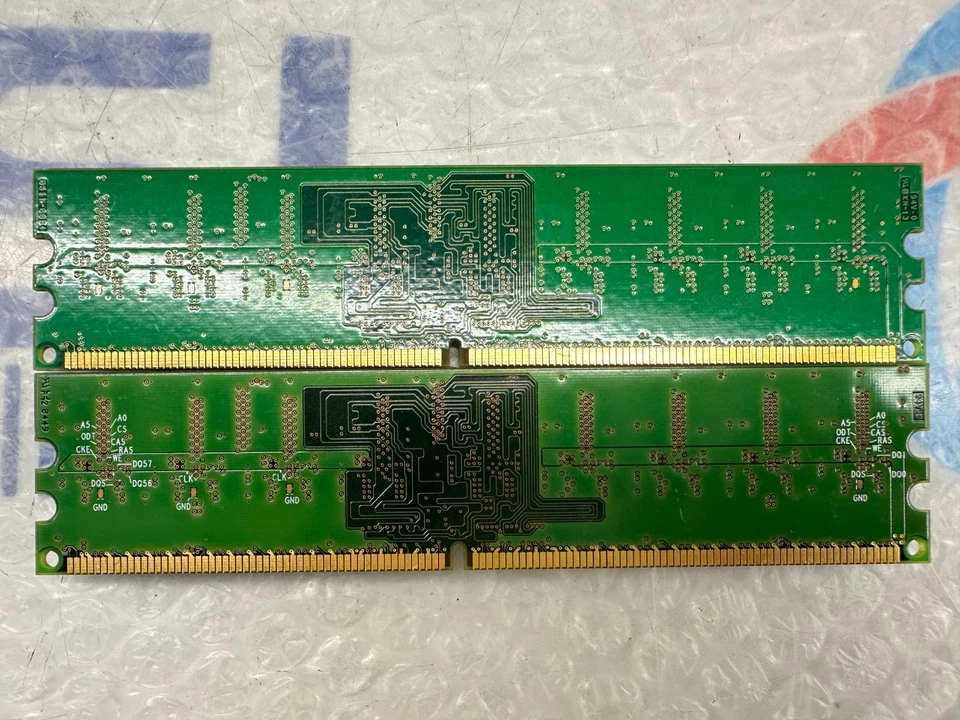 512MB X2 1GB PC2-3200U PC Memory Infineon HYS64T64000HU-5-A DDR2 DIMM 240pin 400 - Image 2 of 2