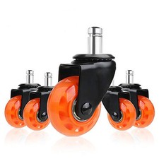  Upgrade Chair Caster Wheels 2'', Smooth and Quiet Rolling, Heavy Duty 