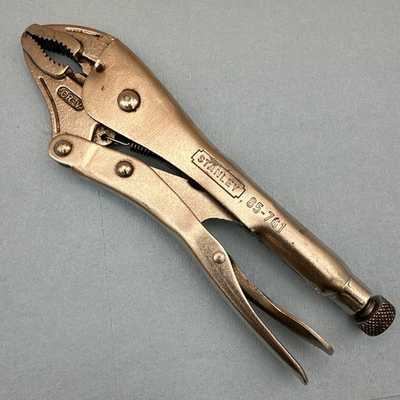#ad #ad Stanley Tools 10quot; Locking Pliers Curved Jaw 85 761 $14.99
