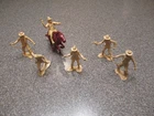 VINTAGE MARX ROY ROGERS WESTERN TOWN PLAYSET COWBOYS & HORSE 54MM