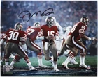 Joe Montana San Francisco 49ers Signed 8x10 Super Bowl XIX Dropback Photo