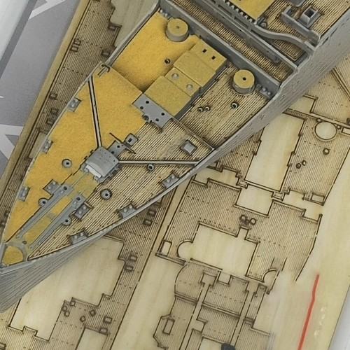 1/700 HMHS Britannic Warship Wooden Deck Detail-up Kit for Hobby Boss 83422r9Ny - Picture 7 of 10