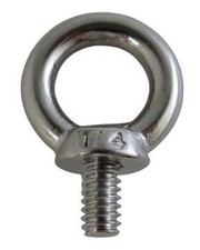 Stainless Steel 316 Lifting Eye Bolt 1/4" UNC Marine Grade Heavy Duty Pitch o...