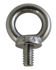 Stainless Steel 316 Lifting Eye Bolt 1/4" UNC Marine Grade Heavy Duty Pitch o...