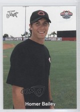 2005 Just Minors Just Stars Road to the Show Homer Bailey #7 0a1