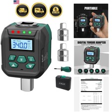 12 Digital Torque Wrench Adapter 7.5-250 Ft-lb 10-340 Nm 12 Digital Torque Wrench Adapter 7.5-250 Ft-lb 10-340 Nm