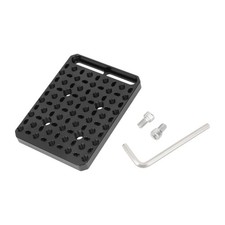 Aluminum Camera Cheese Plate 1/4 3/8 for Filming Accessory Mounting Use