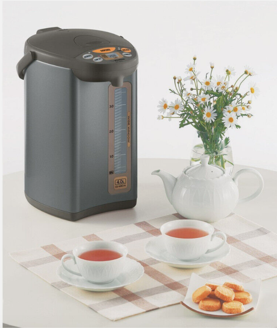 Zojirushi Water Boiler & Warmer 135 oz. / 4.0 Liters Silver Dark