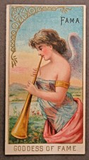 FAMA 1889 N188 Kimball Goddesses of Greeks & Romans Tobacco Card HIGH GRADE