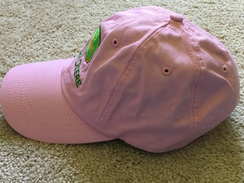 Cappello donna John Deere berretto regolabile rosa nuovo - Foto 3 di 9