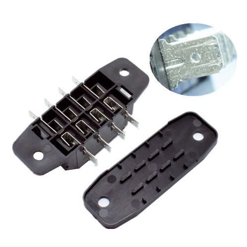 1PCS 4 Ways Blade Fuse 12V Car Boat Fuse Box Holder W/ Power Panel Board Camper - Picture 4 of 6
