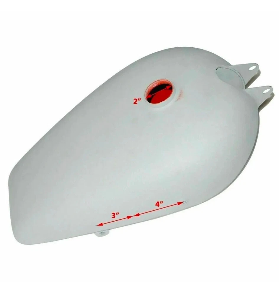 ADECUADO PARA BSA B20 B21 250CC SV OHV CAMBIO MANUAL ACERO CRUDO TANQUE GASOLINA Foto 2 de 3