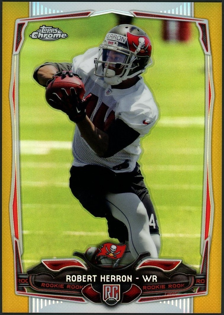Robert Herron Topps Chrome #200 Gold Refractor