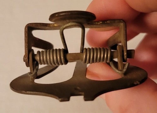 Brass Lyre Shaped Sheet Music Clip. Vintage - Picture 4 of 9