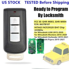 Keyless Smart Key Prox Remote Fob For Mitsubishi Montero L200 2015-2020 Ghr-m004