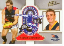 2006 Select AFL Supreme All Australia Team Card AA21 Simon Goodwin (Adelaide)