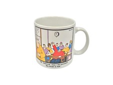 Far Side Mug Gary Larson 1986 Mr. Osborne May I Be Excused My Brain is Full