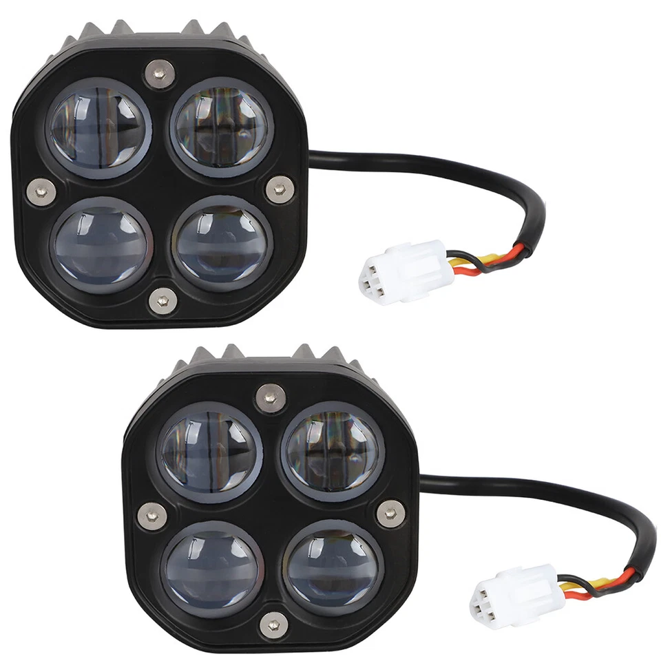 Faro LED Lente Bombilla Luz Plug-n-play Para Yamaha Banshee 350 YFZ350 2002-06 Foto 2 de 4