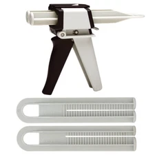 Epoxy Cartridge Gun With 1:1 and 2:1 Mix Ratio Plunger