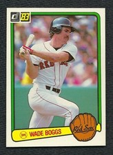 1983 Donruss Wade Boggs # 586 Rookie Card & HOF PRISTINE CONDITION💥💥📈