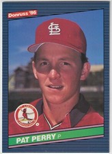 1986 Leaf Donruss - PAT TERRY - RC ROOKIE #596 - St Louis Cardinals BOX FRESH