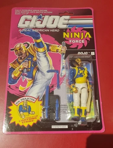 G.I. Joe Ninja Force Vintage 1991 Hasbro Dojo Silent weapons ninja