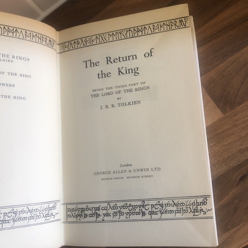 The Return of the King by J.R.R Tolkien 1965 FIRST EDITION 11th IMPRESSION HBDJ - Picture 15 of 24