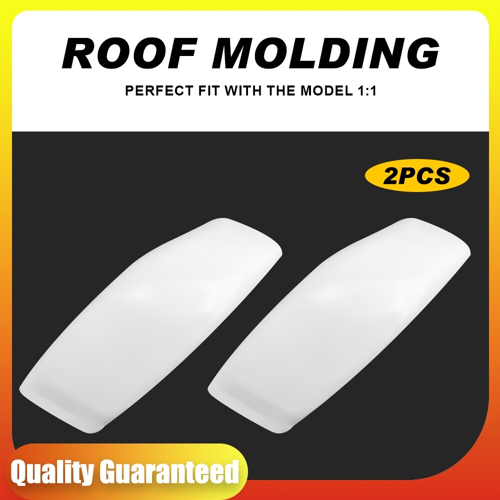 TIKSCIENCE Roof Molding Trim Fit For Ford Super Duty F-250 F-350 F-450 F-550 1999-2007 Left Driver And Right Passenger Replace F81Z-2551729-AAB