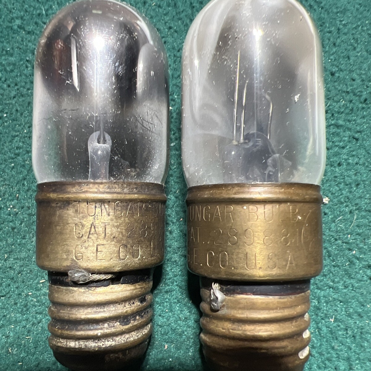 2 Vintage GE Tungar Bulb 289881 Tube Rectifier With 1 Box In 2 Vintage GE Tungar Bulb 289881 Tube Rectifier With 1 Box In