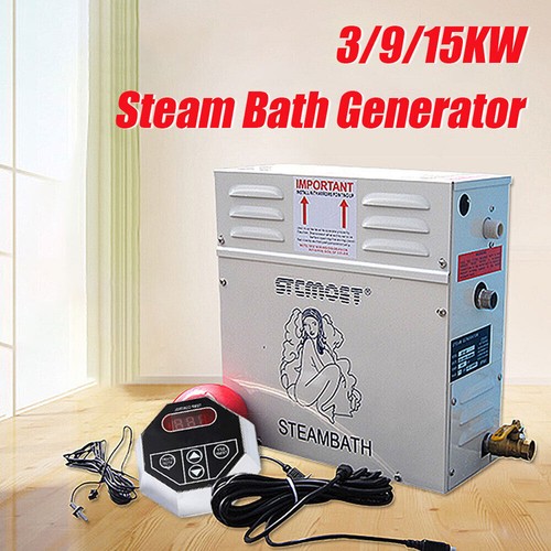 3-15KW Steam Generator Shower Sauna Bath Home Spa & ST-135 Controller Humidifier - Picture 2 of 17