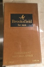 Brooksfield for Men Deodorant Natural Spray 3.4 fl oz NIB