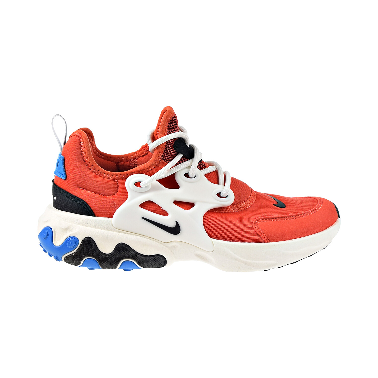 Кроссовки Nike React Presto Big Kids из космической глины-Синий Hero-Sail-Черный BQ4002-800