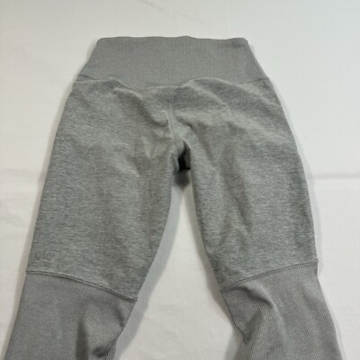 Alo Yoga High Waisted Alosoft Goddess Legging Zinc Heather Ruched