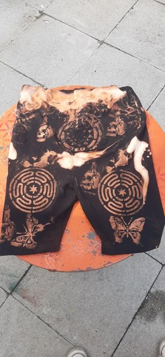 Womens Hecate Goddess Childbirth Death Rebirth Goth Halloween Shorts UK 14 - Picture 12 of 12