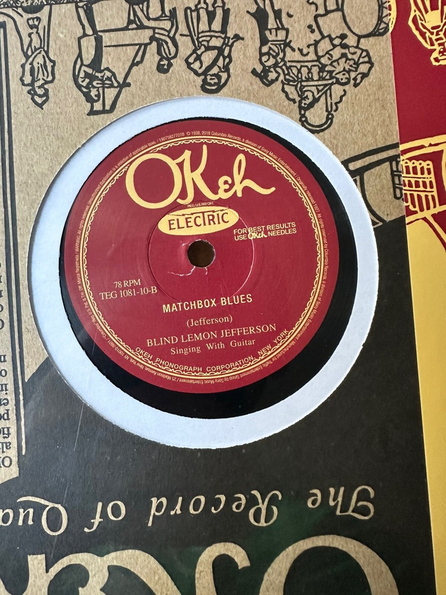 BLIND LEMON JEFFERSON~BLACK SNAKE MOAN OKEH 10