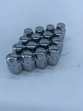 16 pack 1/2-20 chromed 1pce. acorn lug nut for golf carts