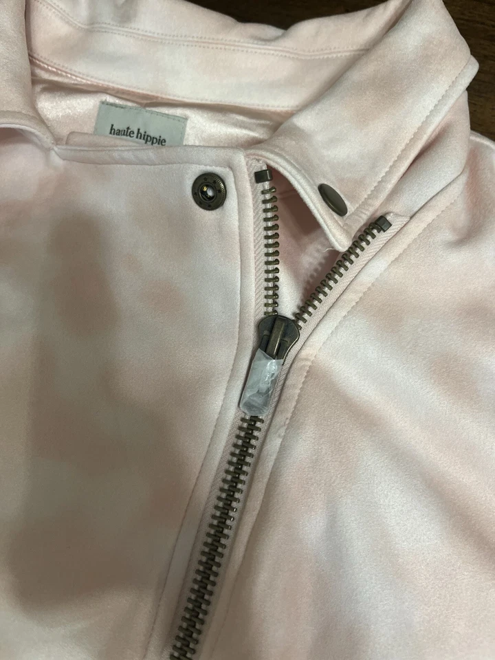 Chaqueta para mujer Haute Hippie Tribe estampada rosa tie-dye talla grande 3x  Foto 4 de 4