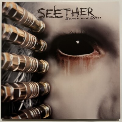 SEETHER - Karma And Effect 2xLP Red/Black Marble Vinyl Limited Edition 1/350 EX