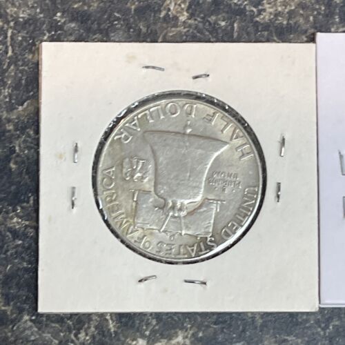 1950 D Franklin Silver Half Dollar 90% Silver 50c One Coin Lot - Picture 10 of 12