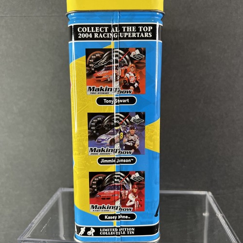 NASCAR 2004 PRESS PASS RACEING COLLECTORS TIN FACTORY SEALED CARDS - Picture 2 of 5