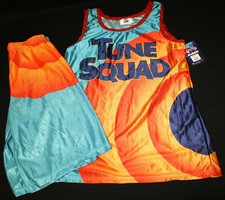 Tune Squad Space Jam A New Legacy Basketball Jersey & Shorts Adult Small NWT