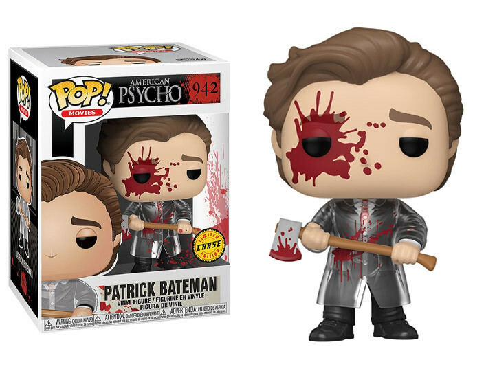Funko Vinyl Pop American Psycho - Patrick Bateman Chase With Funko Protector