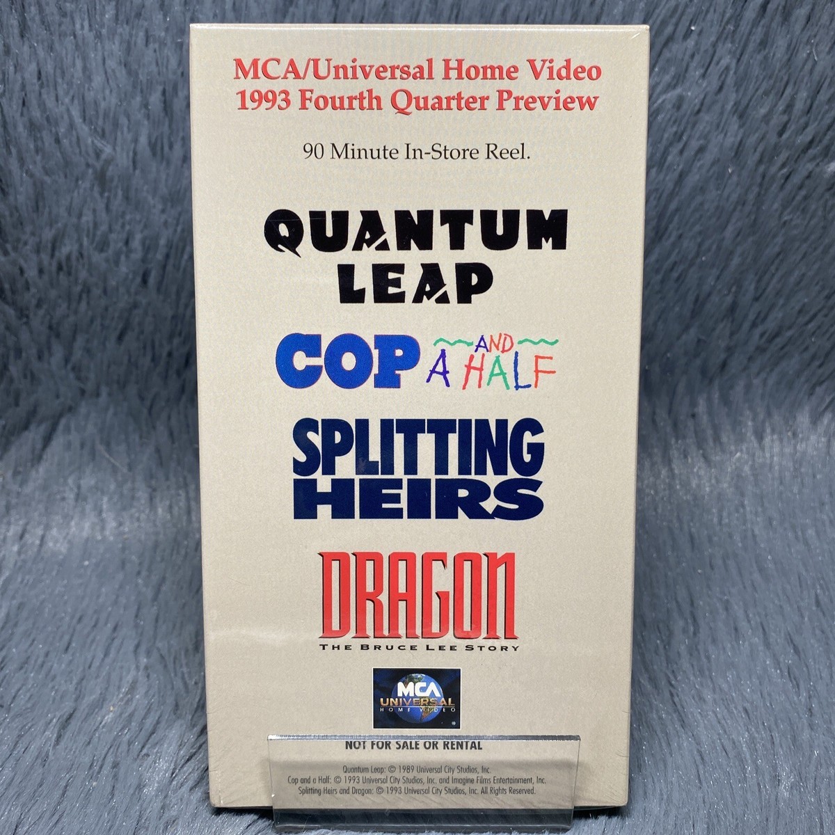 MCA Universal Home Video 1993 4th Quarter Preview In-Store VHS Cop