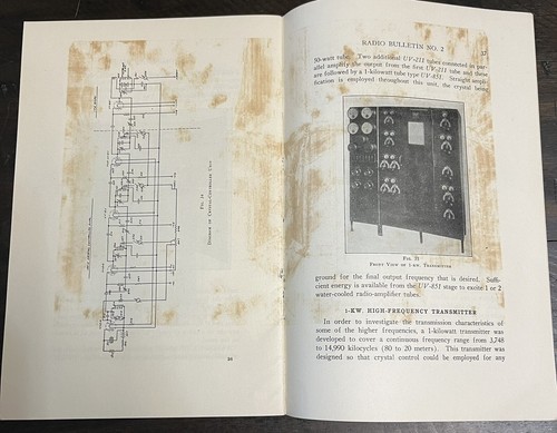 Radio Bulletin 1 and 2 Institute Radio Engineers 1920s Telegraph Lot 2 Booklets - Picture 6 of 7